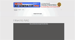 Desktop Screenshot of nicheadgeneratorpro.org