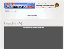 Tablet Screenshot of nicheadgeneratorpro.org